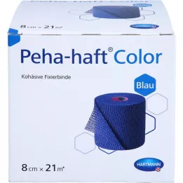 PEHA-HAFT Color Fixierb.latexfrei 8 cmx21 m blauw, 1 st
