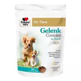 DOPPELHERZ for Animals Joint Complex Chews voor honden, 30 stuks