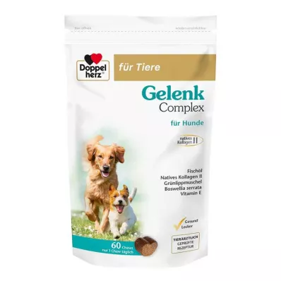 DOPPELHERZ for Animals Joint Complex Chews voor honden, 60 stuks DOPPELHERZ for Animals Joint Complex Chews voor honden, 60 stuks