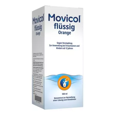 MOVICOL vloeibare sinaasappel, 500 ml
