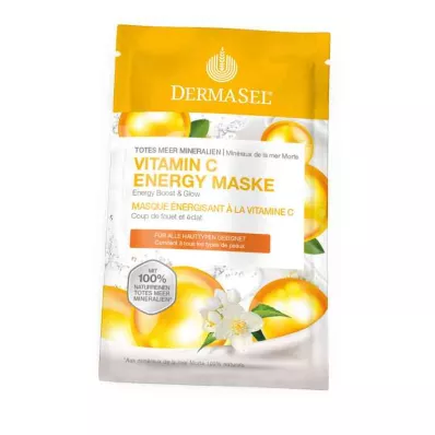 DERMASEL Dode Zee Vitamine C Energie Masker, 12 ml DERMASEL Dode Zee Vitamine C Energie Masker, 12 ml