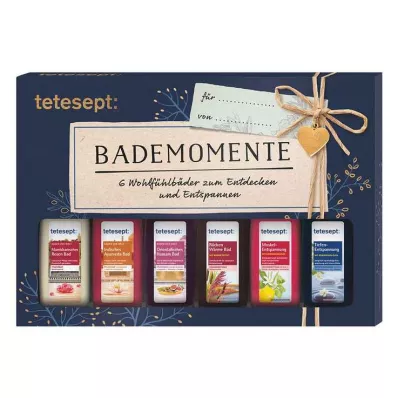 Tetesept cadeauset badmomenten, 6x20 ml