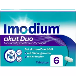 IMODIUM Akut Duo 2 mg/125 mg tabletten, 6 st
