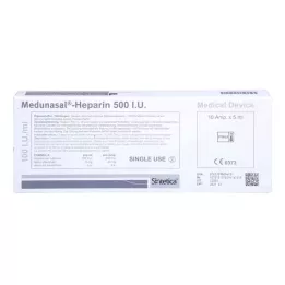 MEDUNASAL-Ampullen met heparine 500 IE, 10 x 5 ml