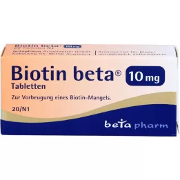 BIOTIN BETA 10 mg tabletten, 20 stuks