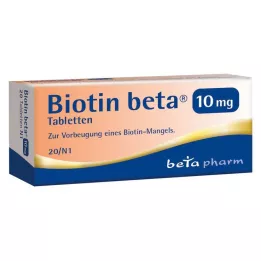 BIOTIN BETA 10 mg tabletten, 20 stuks