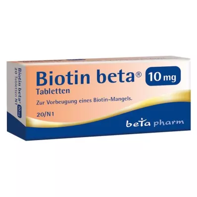 Biotine bèta 10 mg tabletten, 20 tabletten
