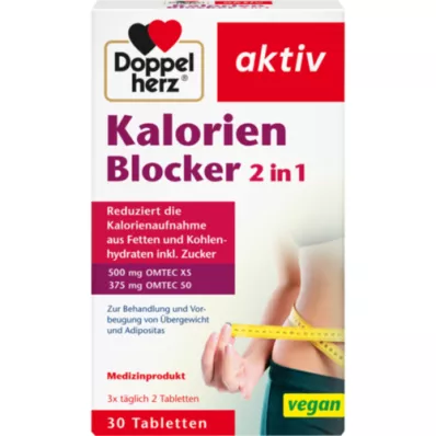 DOPPELHERZ Calorie Blocker 2in1 Tabletten, 30 stuks