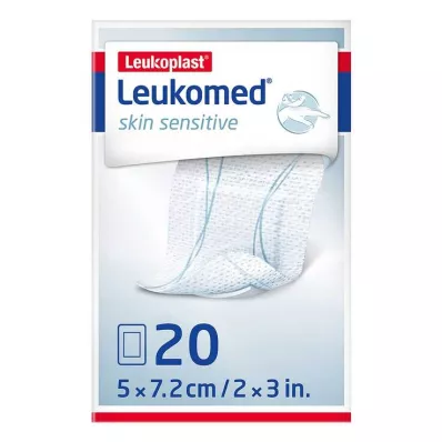 Leukomed® huidgevoelig 5x7,2 cm, 20 st