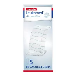 LEUKOMED huidgevoelig steriel 10x25 cm, 5 st