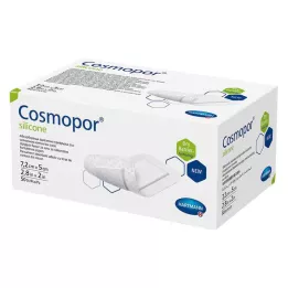 COSMOPOR siliconen wondverband 5x7,2 cm, 50 stuks