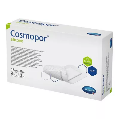 COSMOPOR siliconen wondverband 8x15 cm, 5 stuks COSMOPOR siliconen wondverband 8x15 cm, 5 stuks