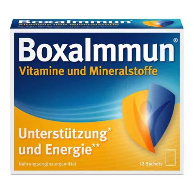 BOXAIMMUN Zakjes vitaminen en mineralen, 12X6 g