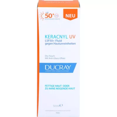 DUCRAY KERACNYL UV Vloeibaar LSF 50+, 50 ml