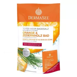 DERMASEL Dode Zee Badzout Sinaasappel & Cederhout, 1 p