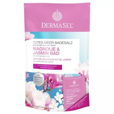 DERMASEL Dode Zee Badzout Magnolia &amp; Jasmijn, 1 p