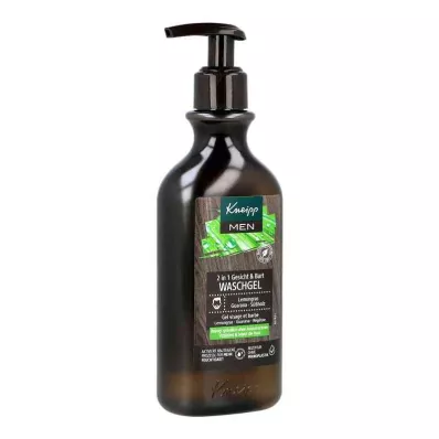 KNEIPP MEN 2in1 Gezicht&amp;Baardwasgel, 250 ml