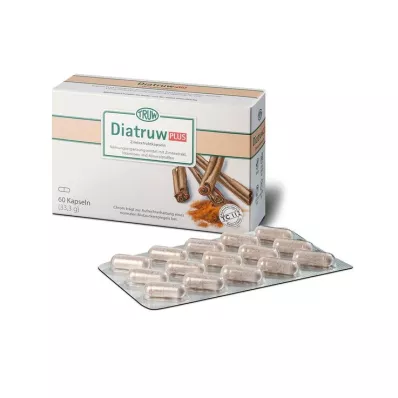 DIATRUW Plus kaneel extract capsules, 60 stuks DIATRUW Plus kaneel extract capsules, 60 stuks