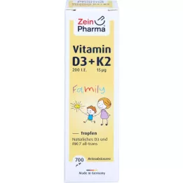 VITAMIN D3+K2 MK-7 alle trans Familie-infuus, 20 ml