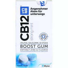 CB12 boost strong mint kauwgom, 10 stuks