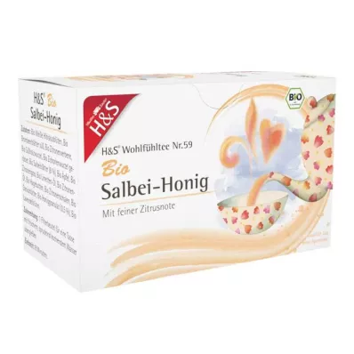 H&S Biologische saliehoningfilterzak, 20X2 g H&S Biologische saliehoningfilterzak, 20X2 g