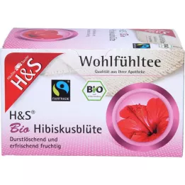 H&amp;S Biologisch Hibiscusbloemenfilterzakje, 20X1,75 g