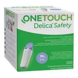 ONE TOUCH Delica Safety Wegwerpprikapparaat 30 G, 100 stuks