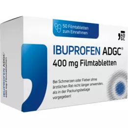 IBUPROFEN ADGC 400 mg filmomhulde tabletten, 50 st
