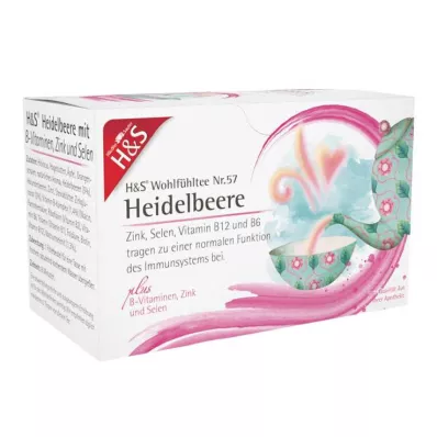 H&S Bosbes met B-vitaminen Zink en Selenium Puff, 20X2,5 g H&S Bosbes met B-vitaminen Zink en Selenium Puff, 20X2,5 g