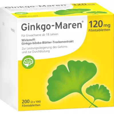 GINKGO-MAREN 120 mg filmomhulde tabletten, 200 stuks