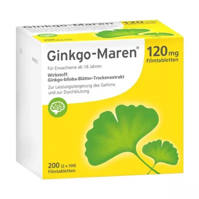 Ginkgo-Maren 120 mg filmomhulde tabletten, 200 stuks