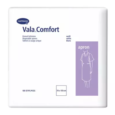 Valacomfort schort wegwerpschorten 70x135 cm wit, 100 stuks