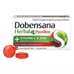 DOBENSANA Kruiden Kersenpasta Vit.C &amp; Zinkpasta, 16 st