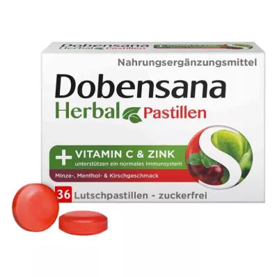 DOBENSANA Kruiden Kersenpasta Vit.C & Zinkpasta, 36 st DOBENSANA Kruiden Kersenpasta Vit.C & Zinkpasta, 36 st