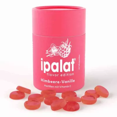 IPALAT Pastilles smaak editie framboos vanille, 40 stuks IPALAT Pastilles smaak editie framboos vanille, 40 stuks