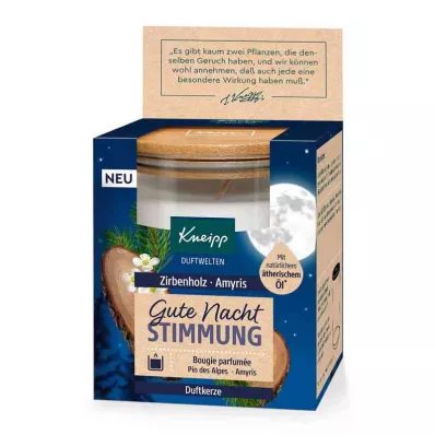KNEIPP Scented Worlds Geurkaars Good Night Mood, 145 g
