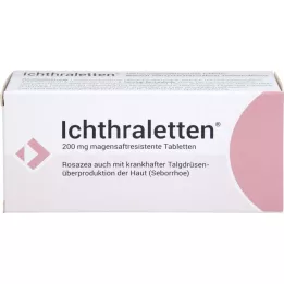 ICHTHRALETTEN 200 mg enterische tabletten, 84 stuks