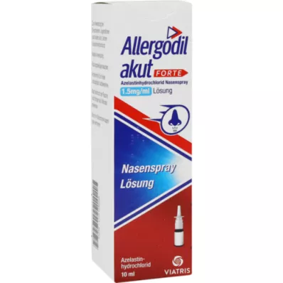 ALLERGODIL akut forte 1,5 mg/ml neusspray oplossing, 10 ml