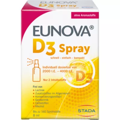 EUNOVA Vitamine D3 Spray, 8 ml