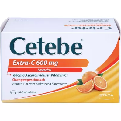 CETEBE Extra-C 600 mg Kauwtabletten, 60 stuks