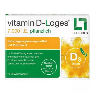 VITAMIN D-LOGES 7.000 I.U. wekelijks kruidendepot, 90 stuks