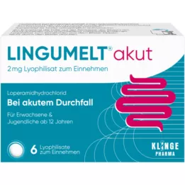 LINGUMELT acuut 2 mg lyofilisaat voor oraal gebruik, 6 st