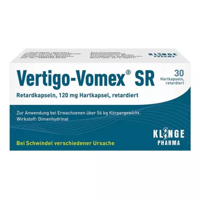 Vertigo-Vomex® SR capsules met verlengde afgifte, 30 stuks