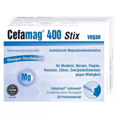 Cefamag 400 Stix, 36 stuks