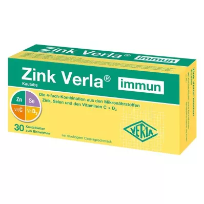ZINK VERLA immune kauwtabletten, 30 stuks