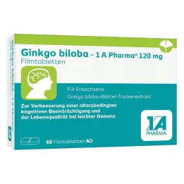 GINKGO BILOBA-1A Pharma 120 mg Filmomhulde Tabletten, 60 Capsules