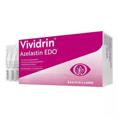 Vividrin® Azelastin EDO® Acute hulp bij hooikoorts en allergieën, 20X0,6 ml Vividrin® Azelastin EDO® Acute hulp bij hooikoorts en allergieën, 20X0,6 ml