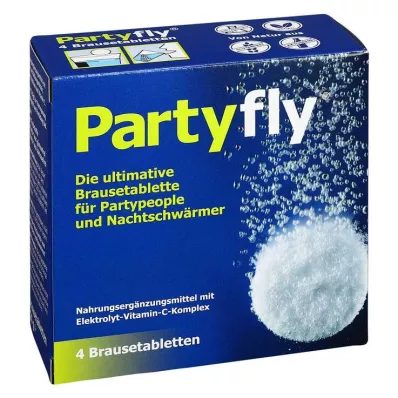 PARTYFLY Bruistabletten, 4 stuks PARTYFLY Bruistabletten, 4 stuks