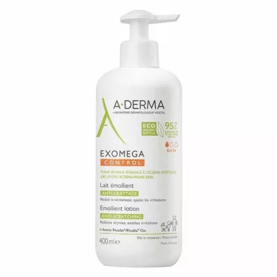 A-DERMA EXOMEGA CONTROL Melk opnieuw ontvetten, 400 ml