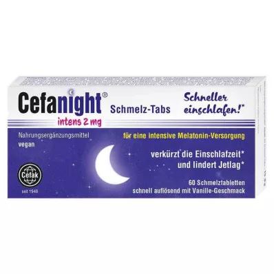 Cefanight intens 2 mg smelttabletten, 60 stuks